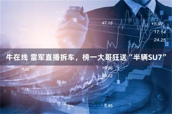 牛在线 雷军直播拆车，榜一大哥狂送“半辆SU7”