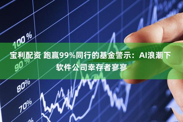 宝利配资 跑赢99%同行的基金警示：AI浪潮下 软件公司幸存者寥寥